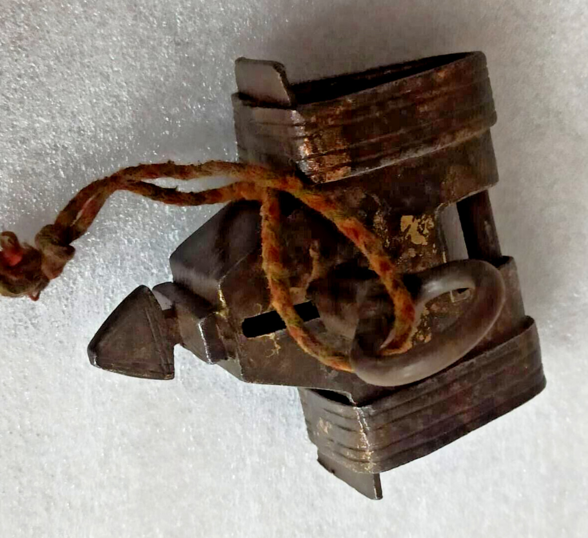 Vintage Iron Handcrafted Unique Shape Solid Heavy Padlocks