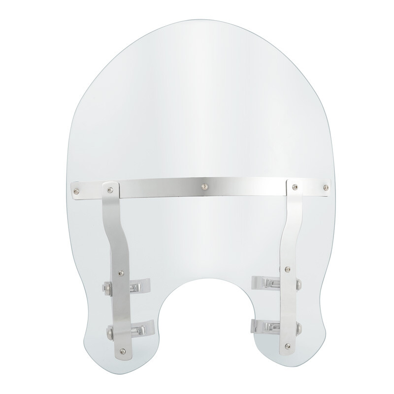 Windshield &49mm Clamps Fit For Harley Dyna Wide Glide 06-17 Breakout FXBR 18-Up
