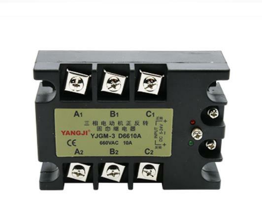Three-phase two-control motor forward and reverse solid state relay YJGM-3D6615A