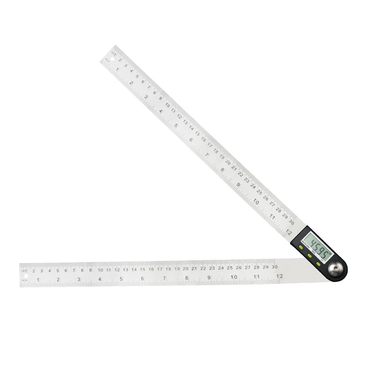 12 inch/30cm Stainless Steel Digital Angle Finder Protractor Ruler 5322-300