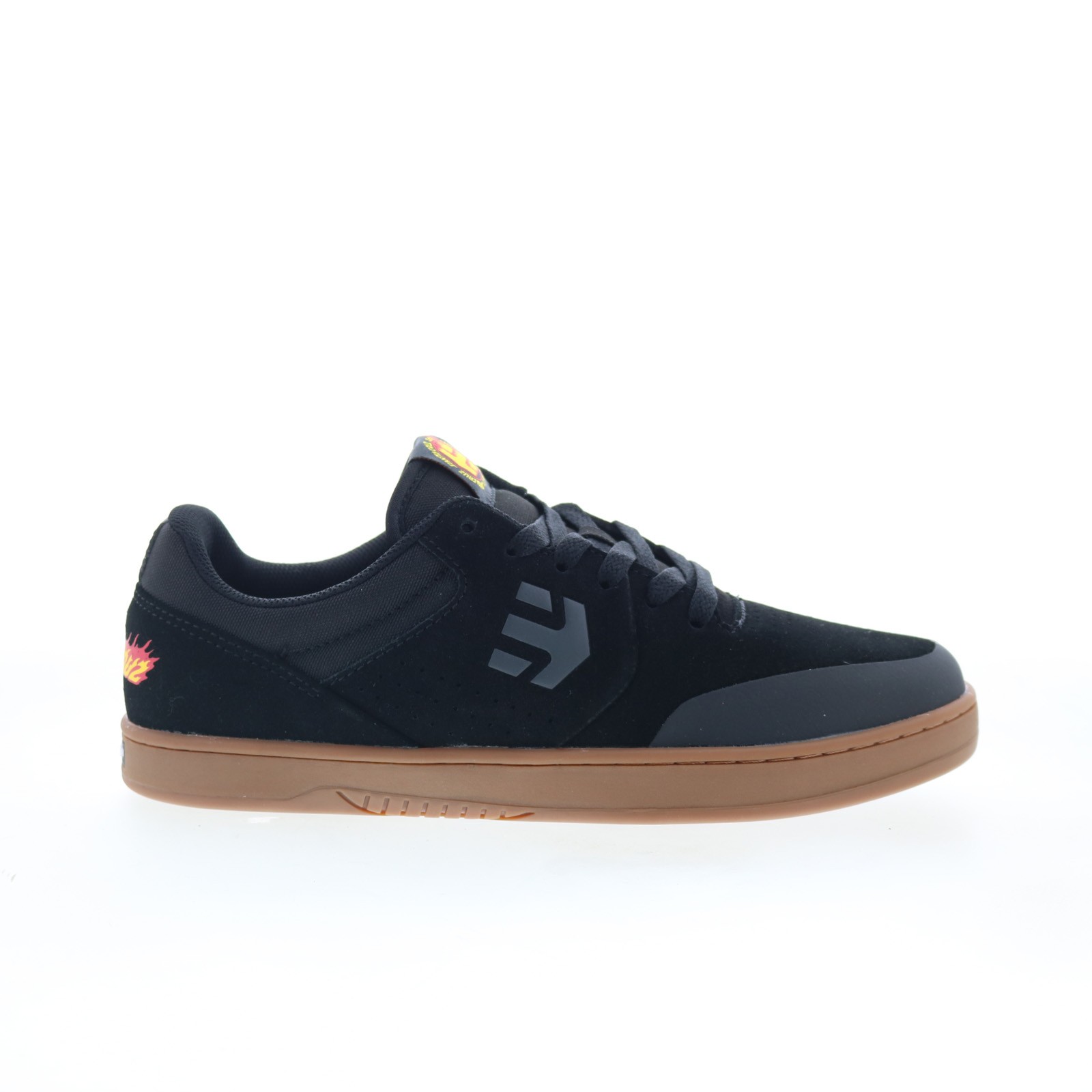 Etnies Marana X Santa Cruz Mens Black Skate Inspired Sneakers Shoes 8