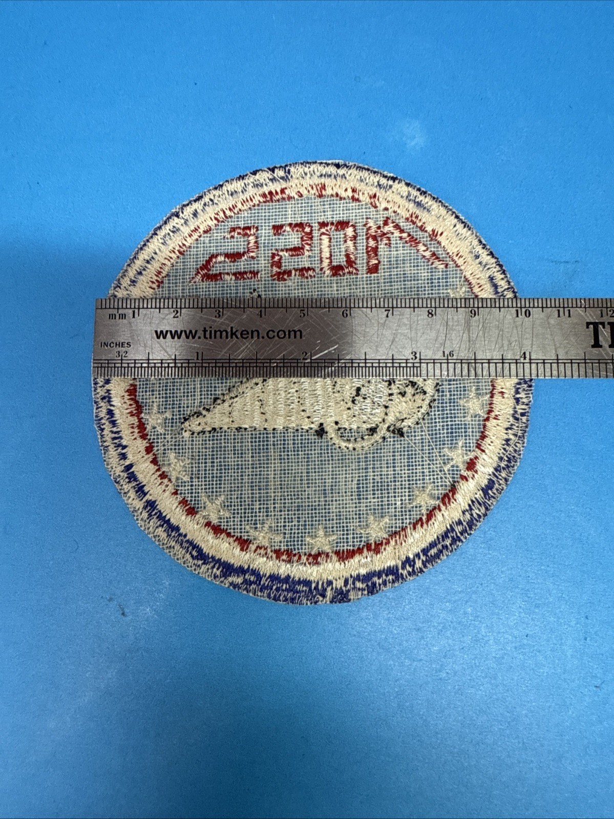 1970s "MOSS" Submarine Decoy System Twill Patch - US Navy. NOS.