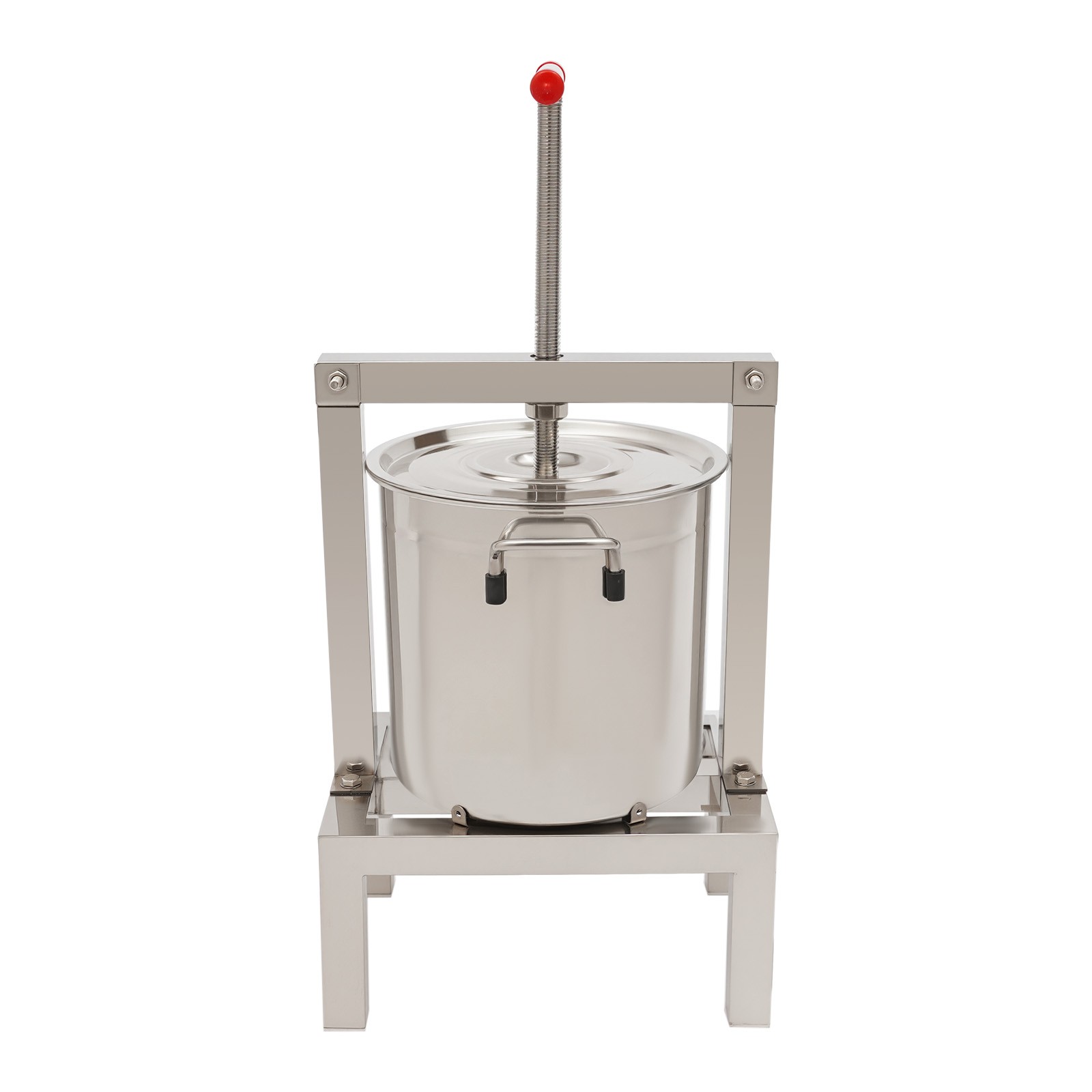 Manual Fruit Juicer Grape Wine Juice Maker Extractor 10L with Press Handle