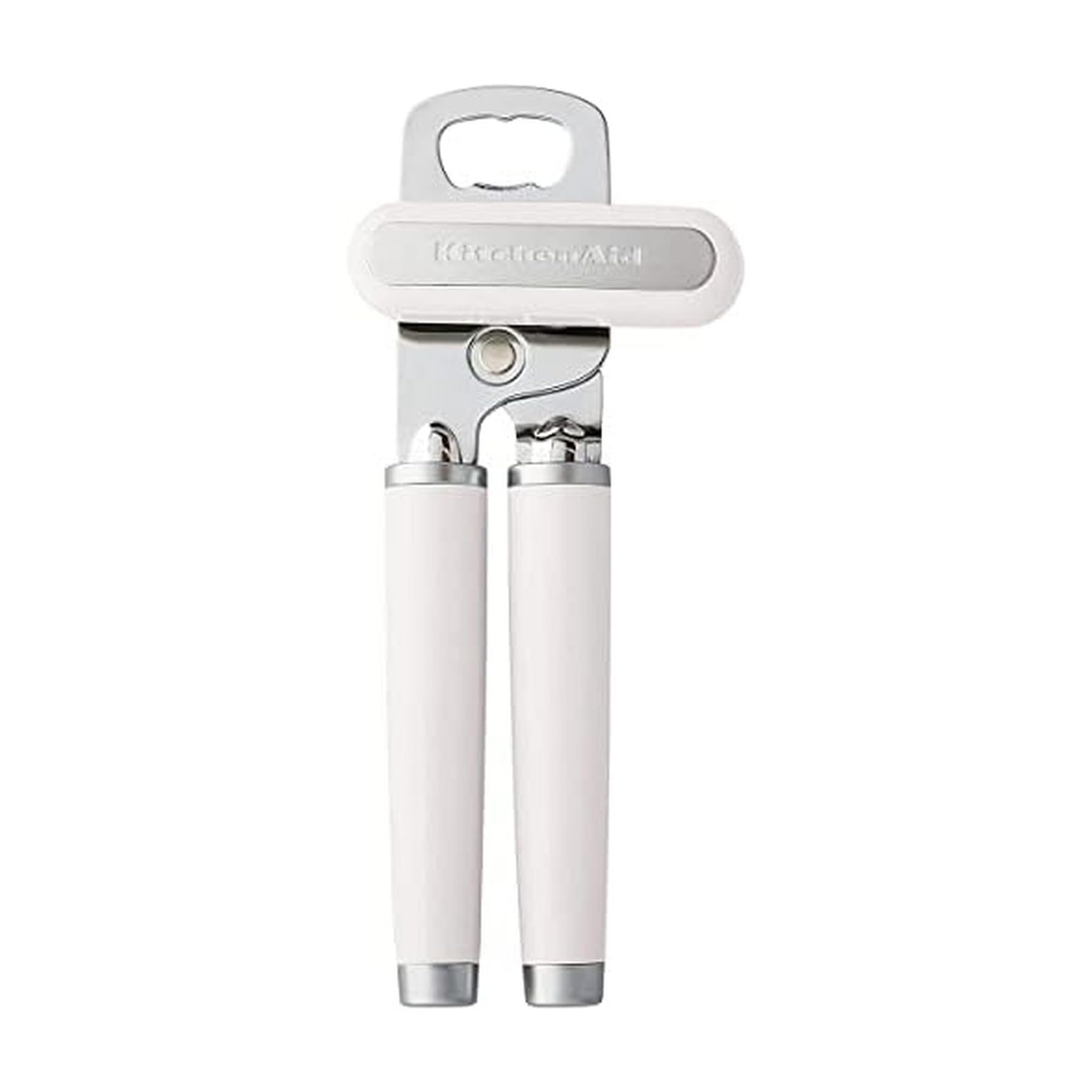 KitchenAid Classic Multifunction Can Opener and Bottle 8.34-Inch, White
