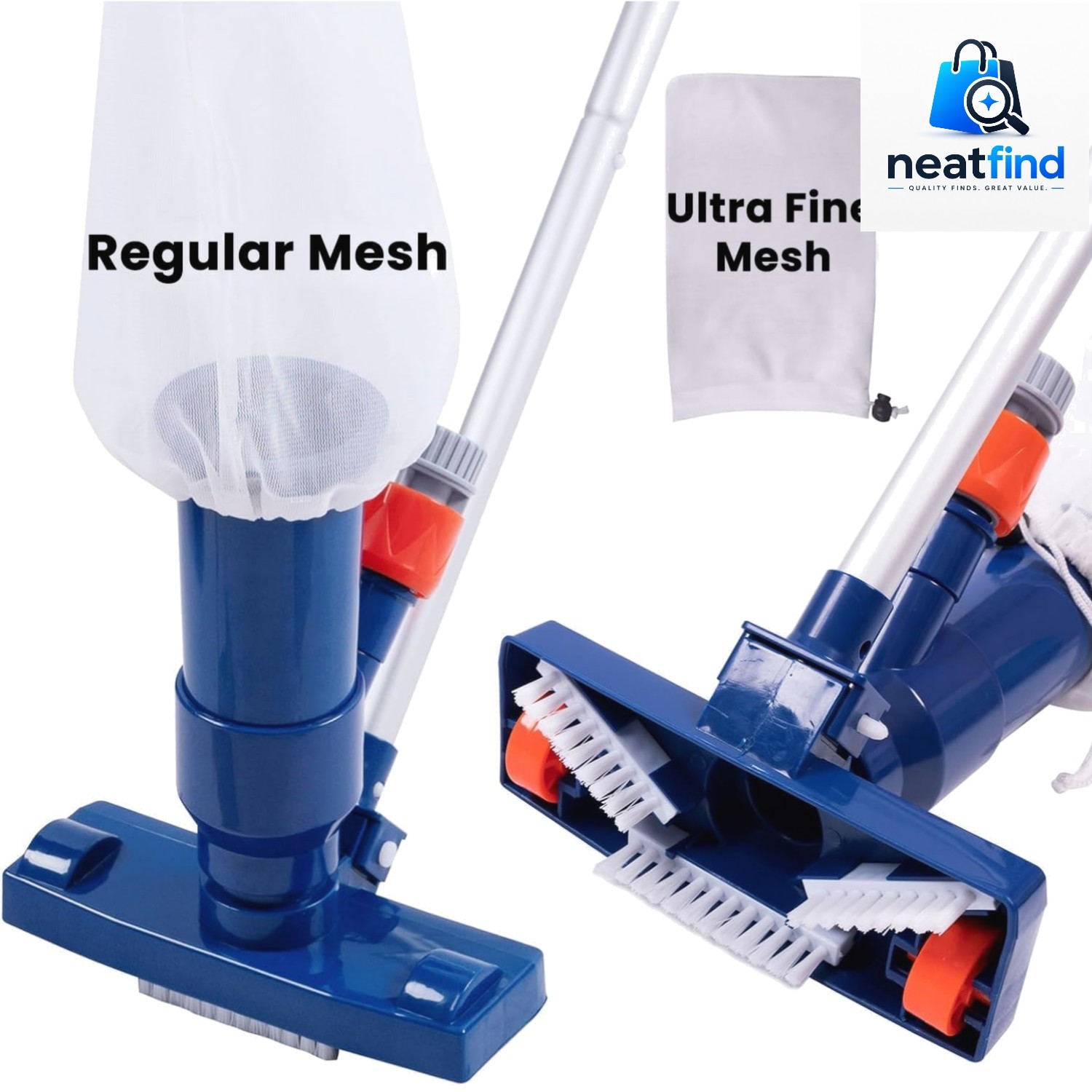 Non-Electric Pool Vacuum, Garden Hose Powered Cleaner | Manual cleaning tool ...