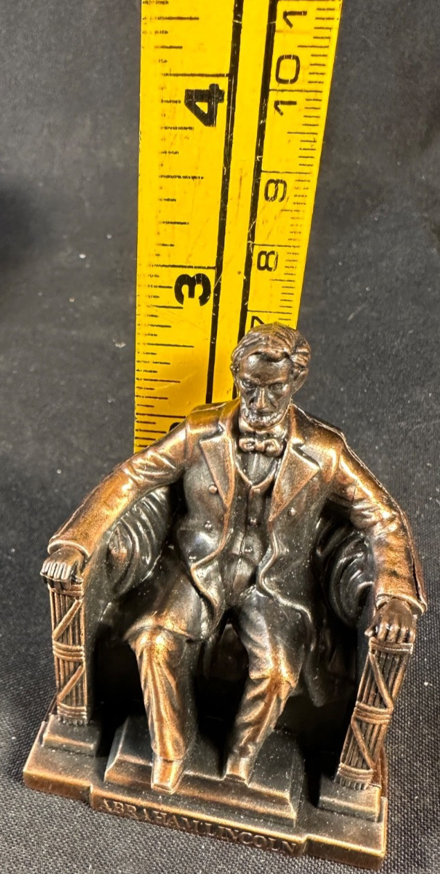 Miniature Abraham Lincoln Die Cast Pencil Sharpener
