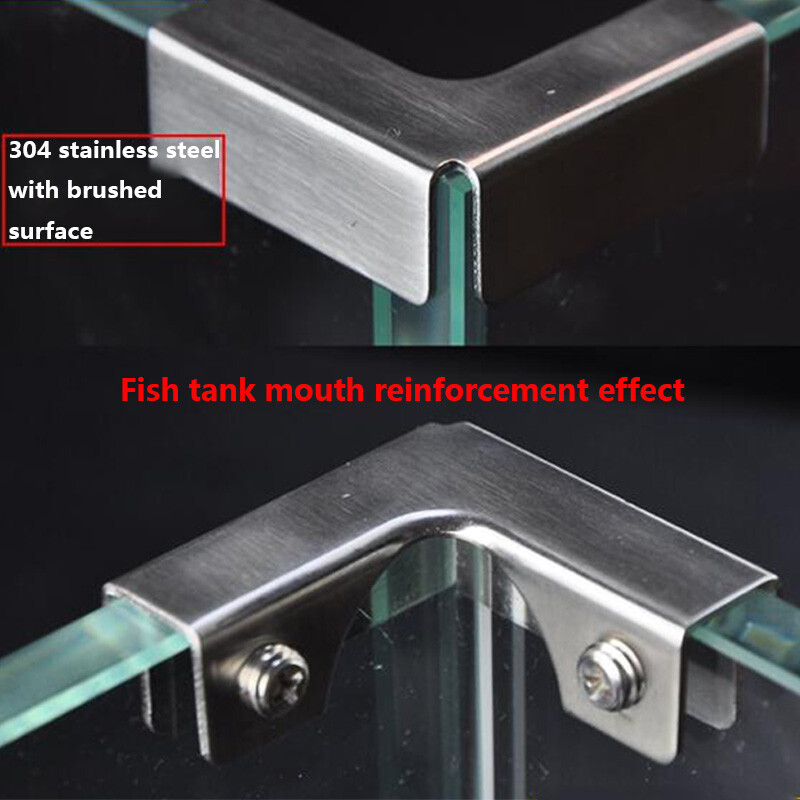 L/T Type Right Angle Fixe Clip Connecting Piece Fish Tank Glass Fixed For 5-12mm