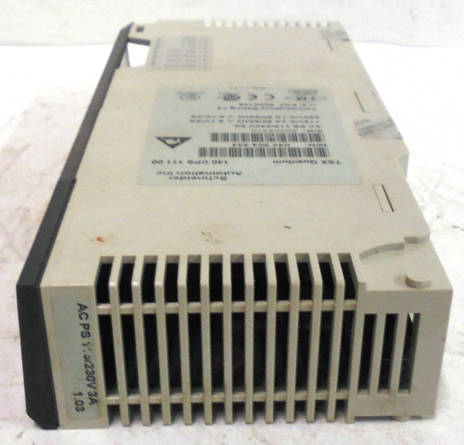 SCHNEIDER AUTOMATION, MODICON POWER SUPPLY, 140 CPS 111 00, 115V/0.2A, 50/60HZ