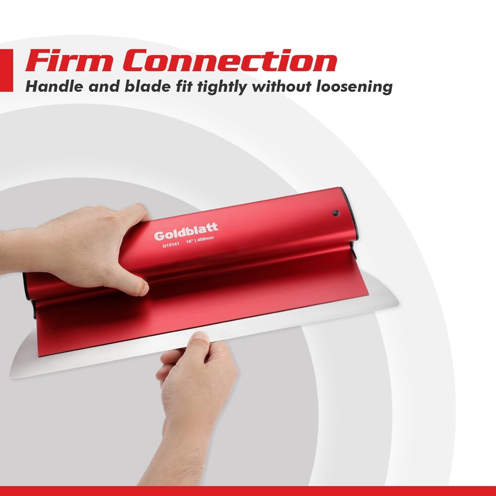 Goldblatt 16" Skimming Blade 0.3mm Stainless Steel Drywall Knife Drywall Trowels