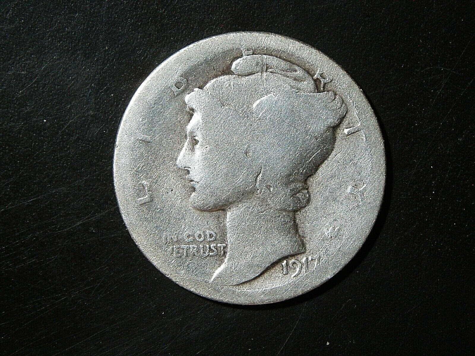 1917 MERCURY DIME #8