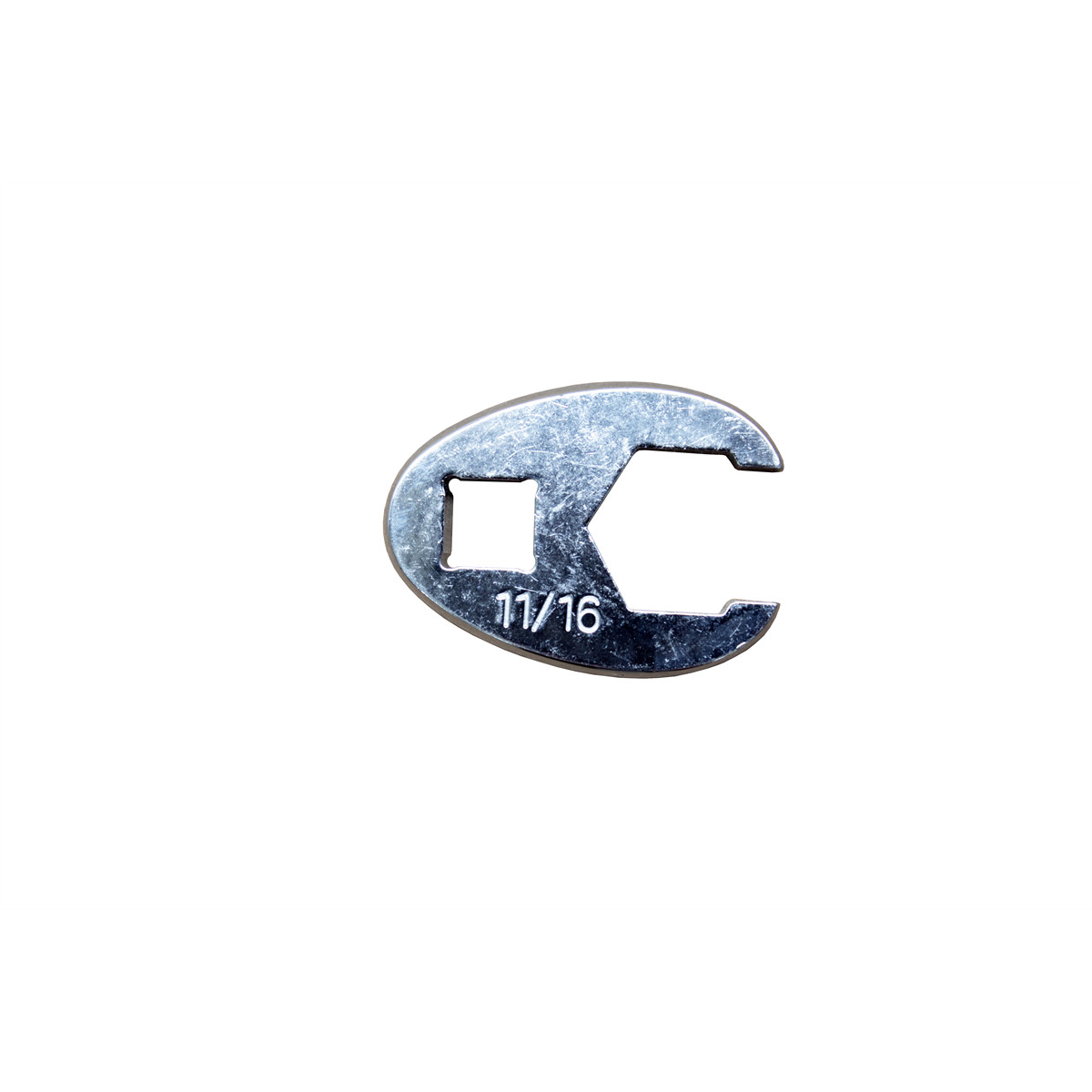 K Tool International Wrench 11/16 Inch Flare Nut Crowfoot 6 Point 3/8 Drive
