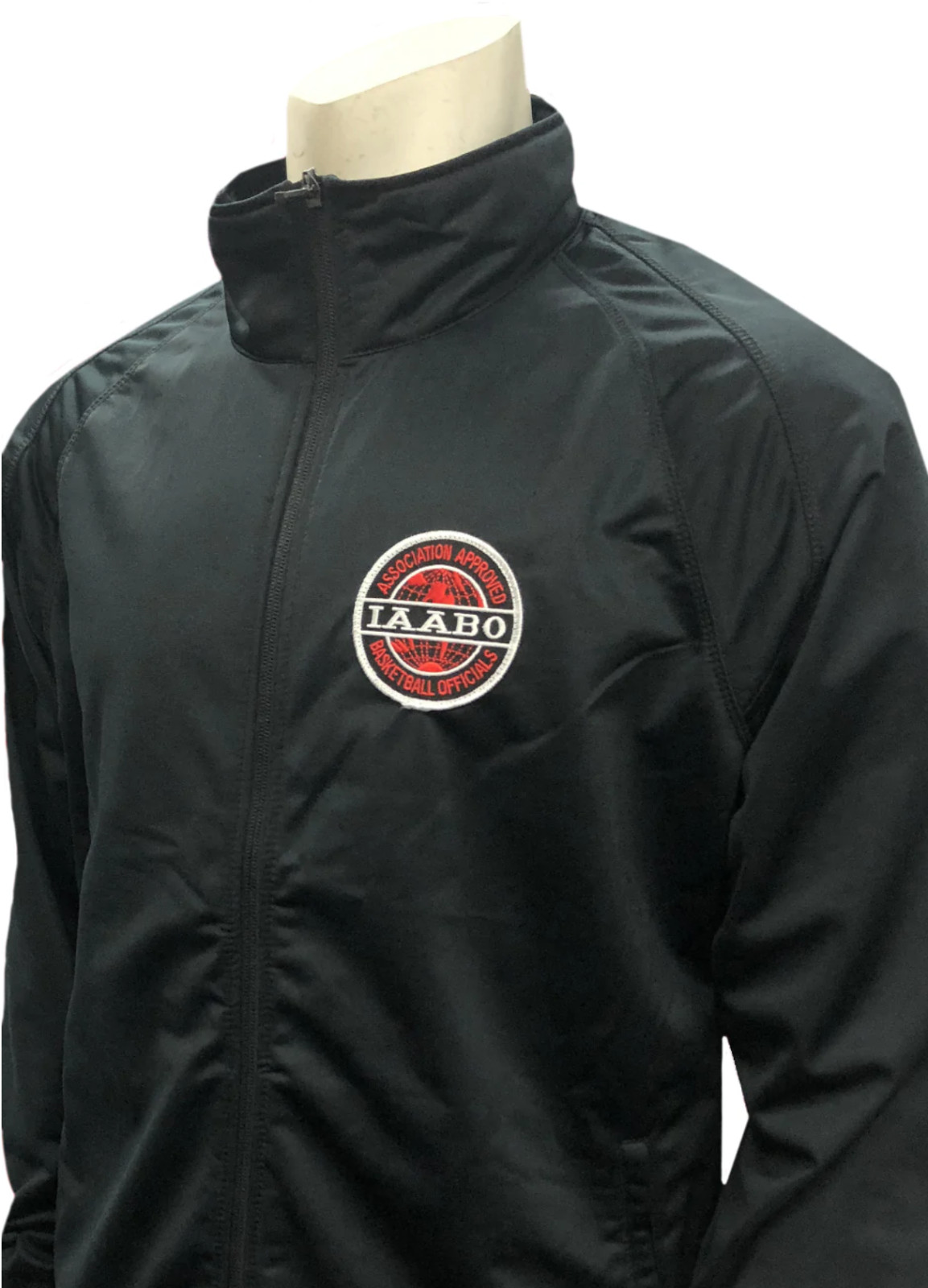 Smitty | I232 | IAABO Men's Basketball All Black Official Referee Zipper Jacket