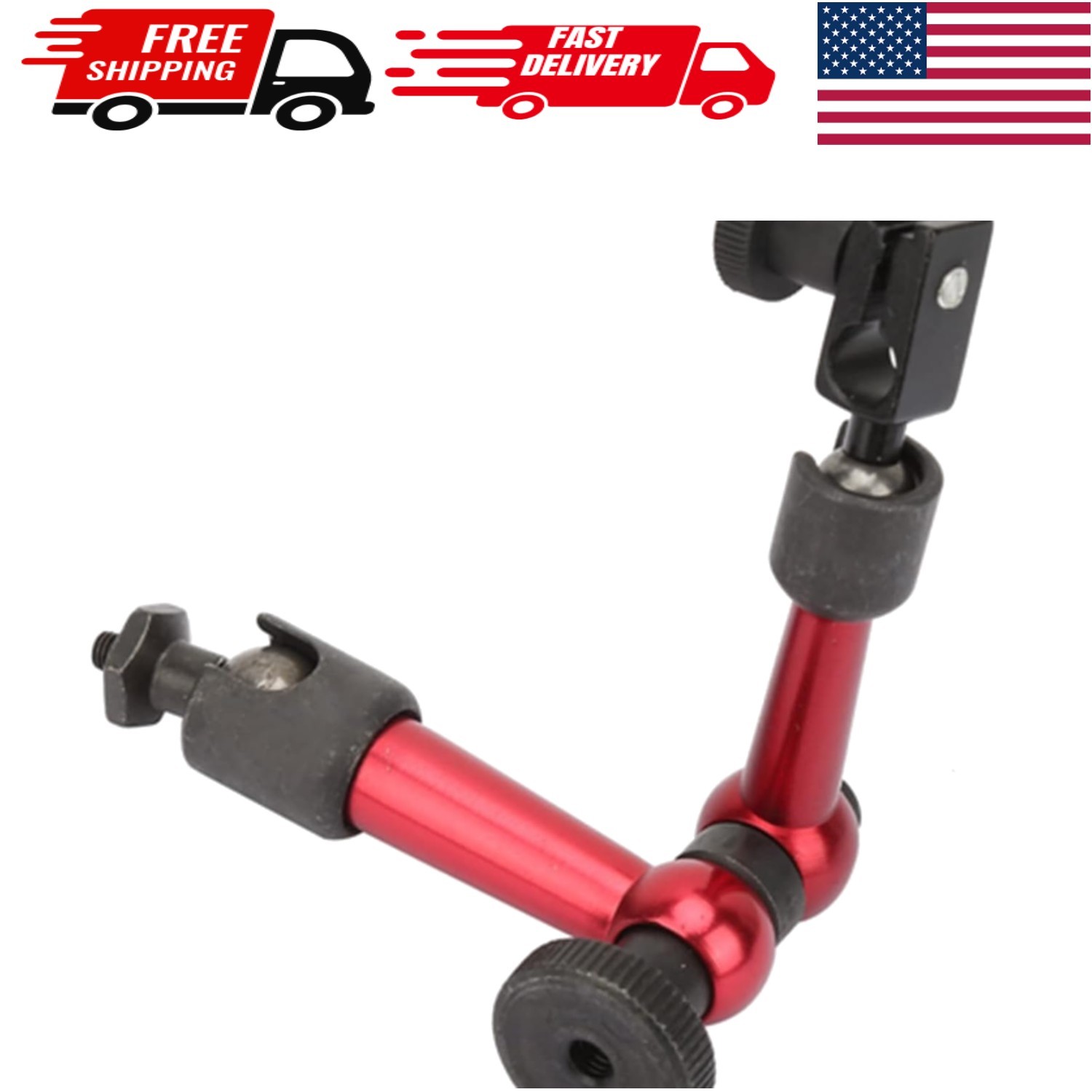 Precision Magnetic Base with Universal Arm for Dial Indicators - M5 Design