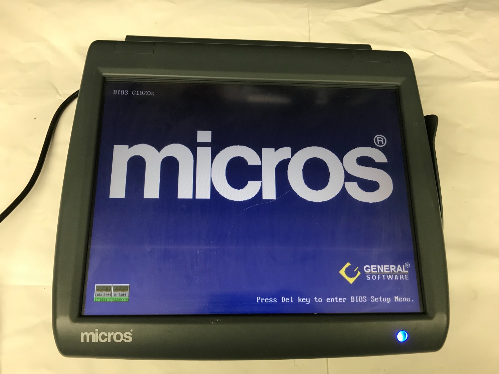 Micros POS Workstation 5 System Unit 400814-001 Windows CE