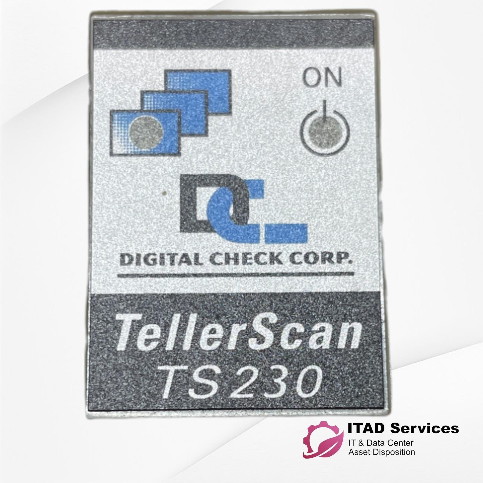 DIGITAL CHECK TELLERSCAN TS230 Check Reader Scanner - 148000-02 - TESTED