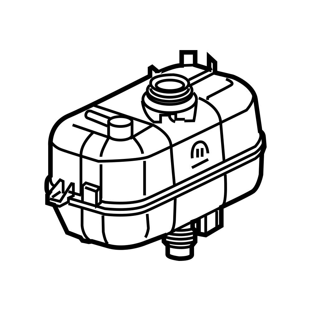 Genuine Mopar Engine Coolant Reservoir 68283565AB