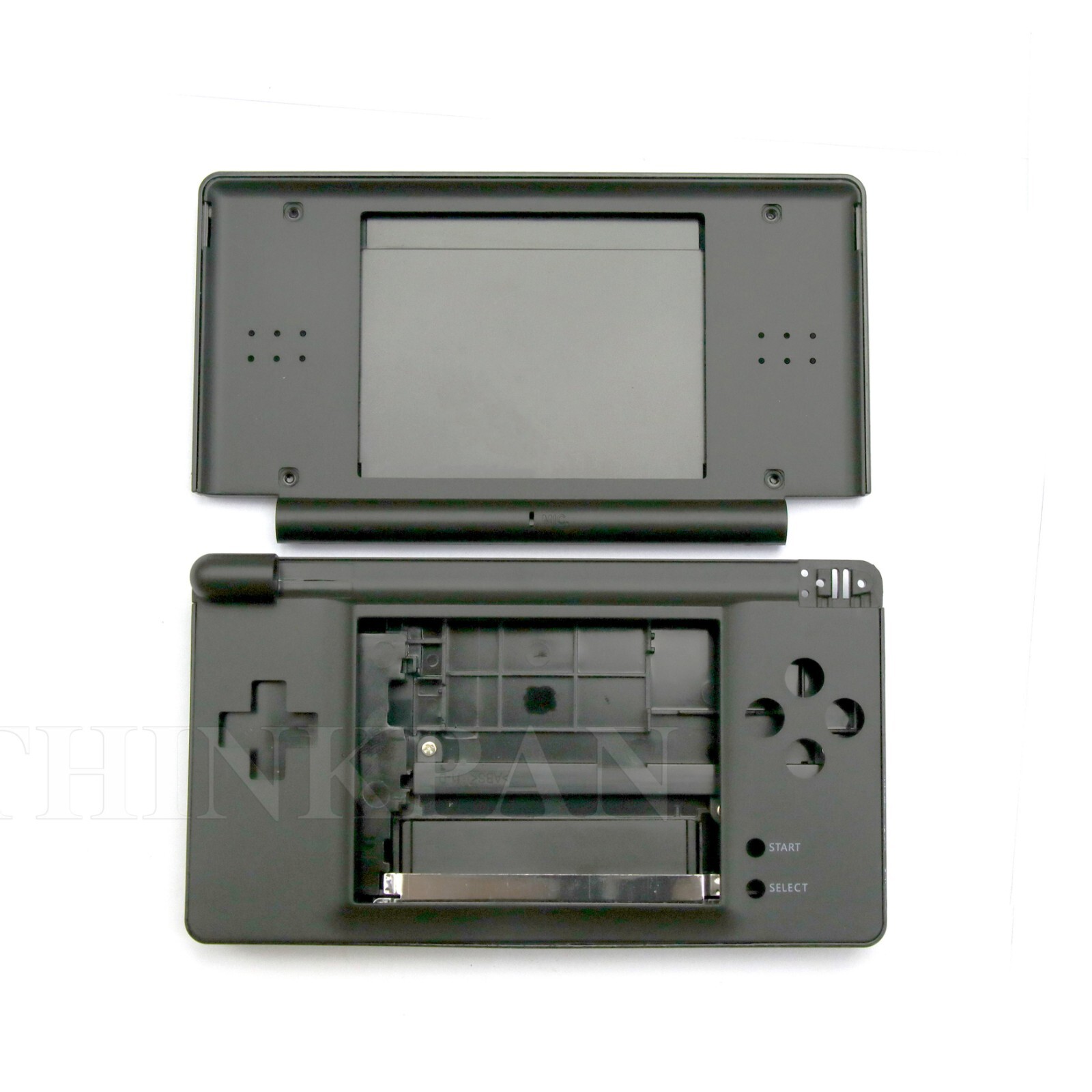 Full Replacement Housing Shell Screen Lens Black for Nintendo DS Lite NDSL