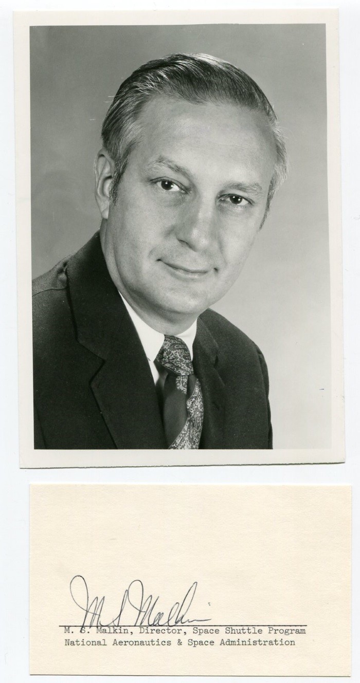Myron S. Malkin - Orig. Autograph, NASA, signed, autograph