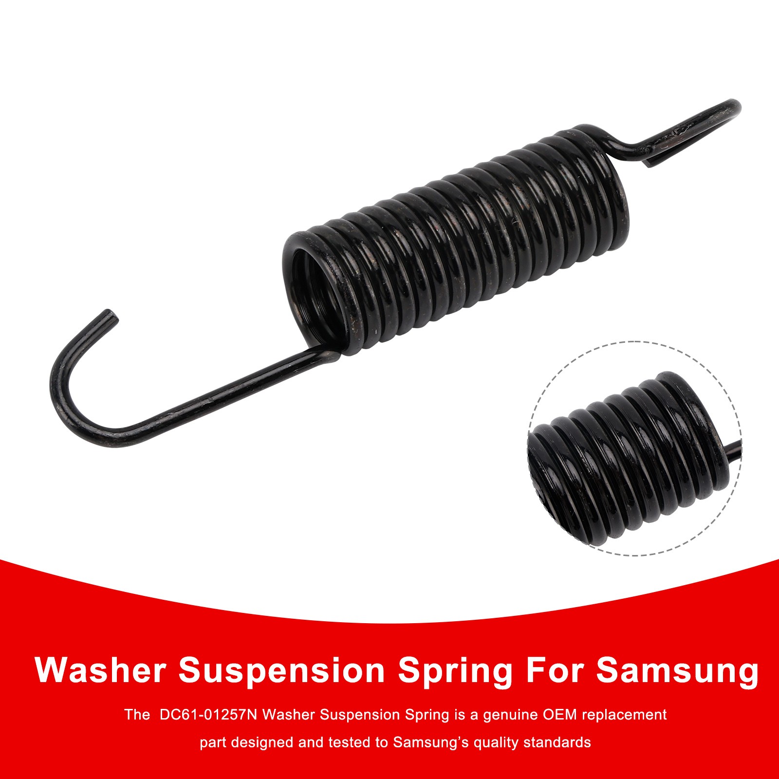 1PC DC61-01257N Washer Suspension Spring For Samsung Replaces592-49396 592-49474