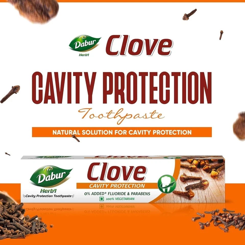Dabur Herb'l Clove Cavity Protection Toothpaste - 200g