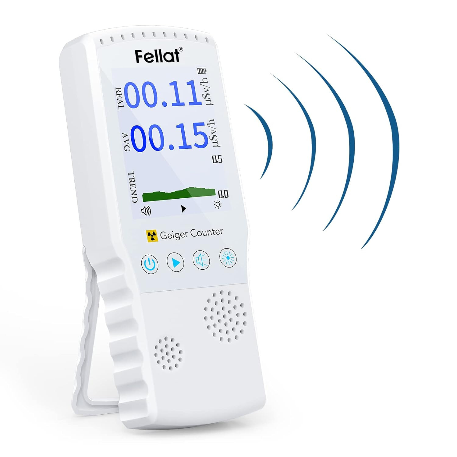 Geiger Counter Nuclear Radiation Detector, Portable Handheld High Accuracy Beta