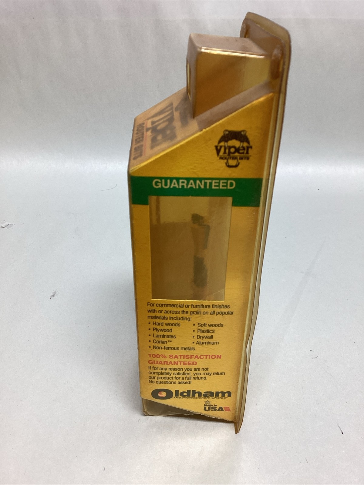 Oldham Viper RouterBits GROOVING 1/4 Dovetail Bit #197- Free S&H