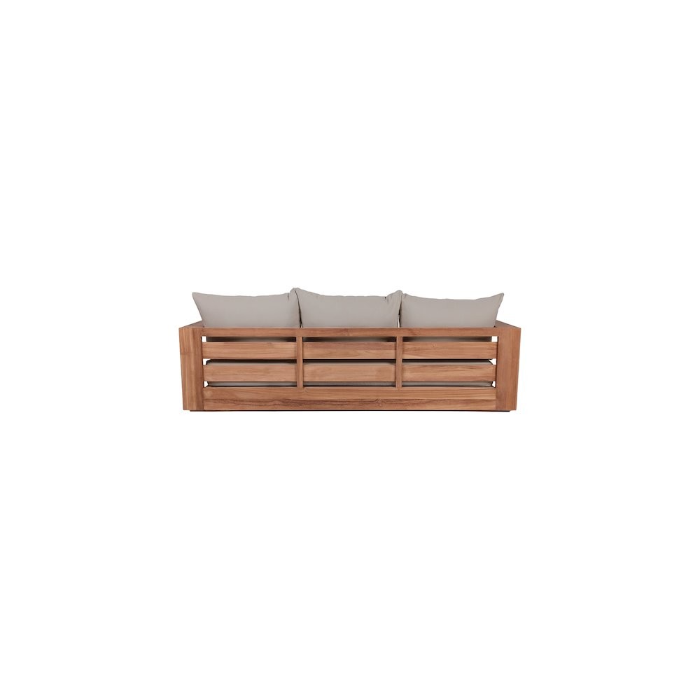 Tulum Grey Water Resistant Fabric Outdoor Sofa