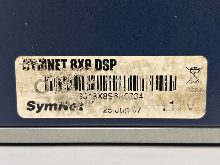 Symetrix SymNet 8X8 DSP High Performance Audio Matrix Digital Signal Processor