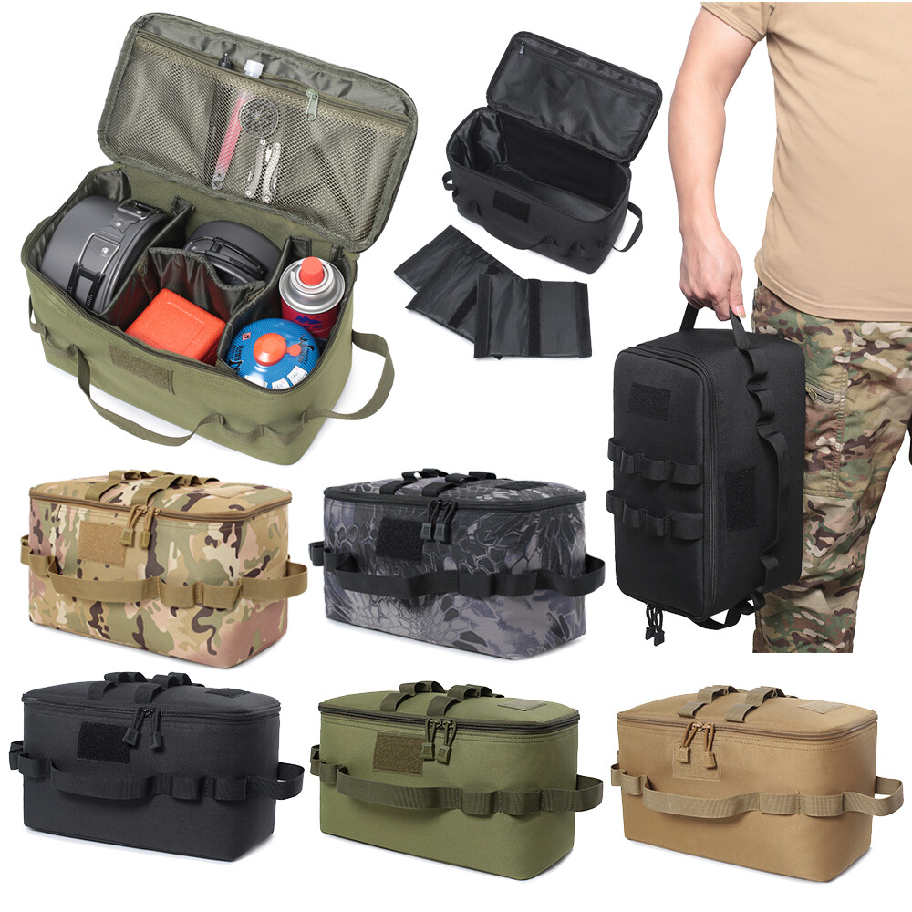 Waterproof Portable Camping Stoves Gas Tank Anti-collision Picnic Storage Bag