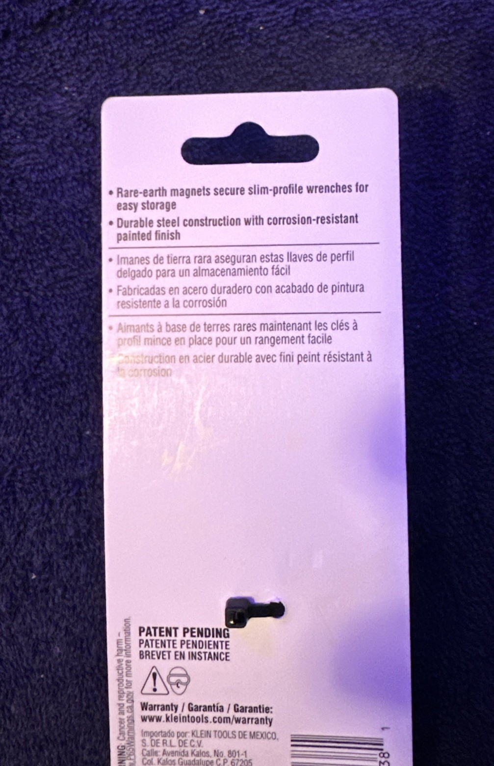 Klein Tools Offset Locknut Wrench Set 3pcs 50900R New