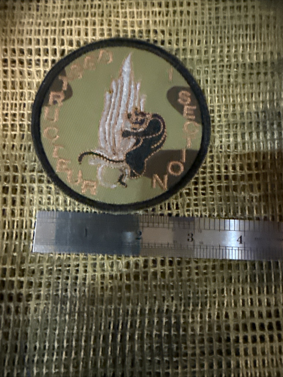 French Foreign Legion 2 Rep Section 1 Destructeurs Demolition Commando Patch