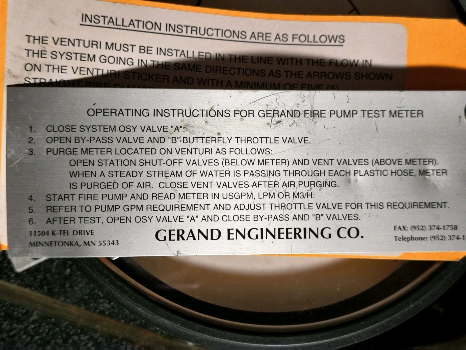 Gerand Engineering Differential Pressure Meter HVAC Systems; Hard Case, Tubing