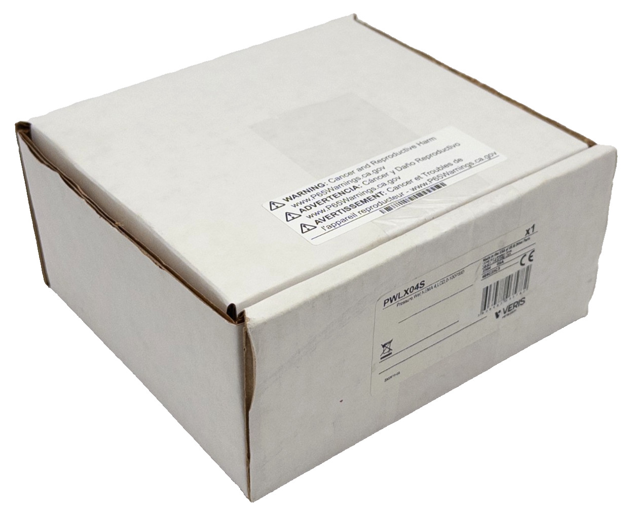 VERIS PWLX04S Wet Differential Pressure Sensor NEMA 4 LCD 0-100PSID