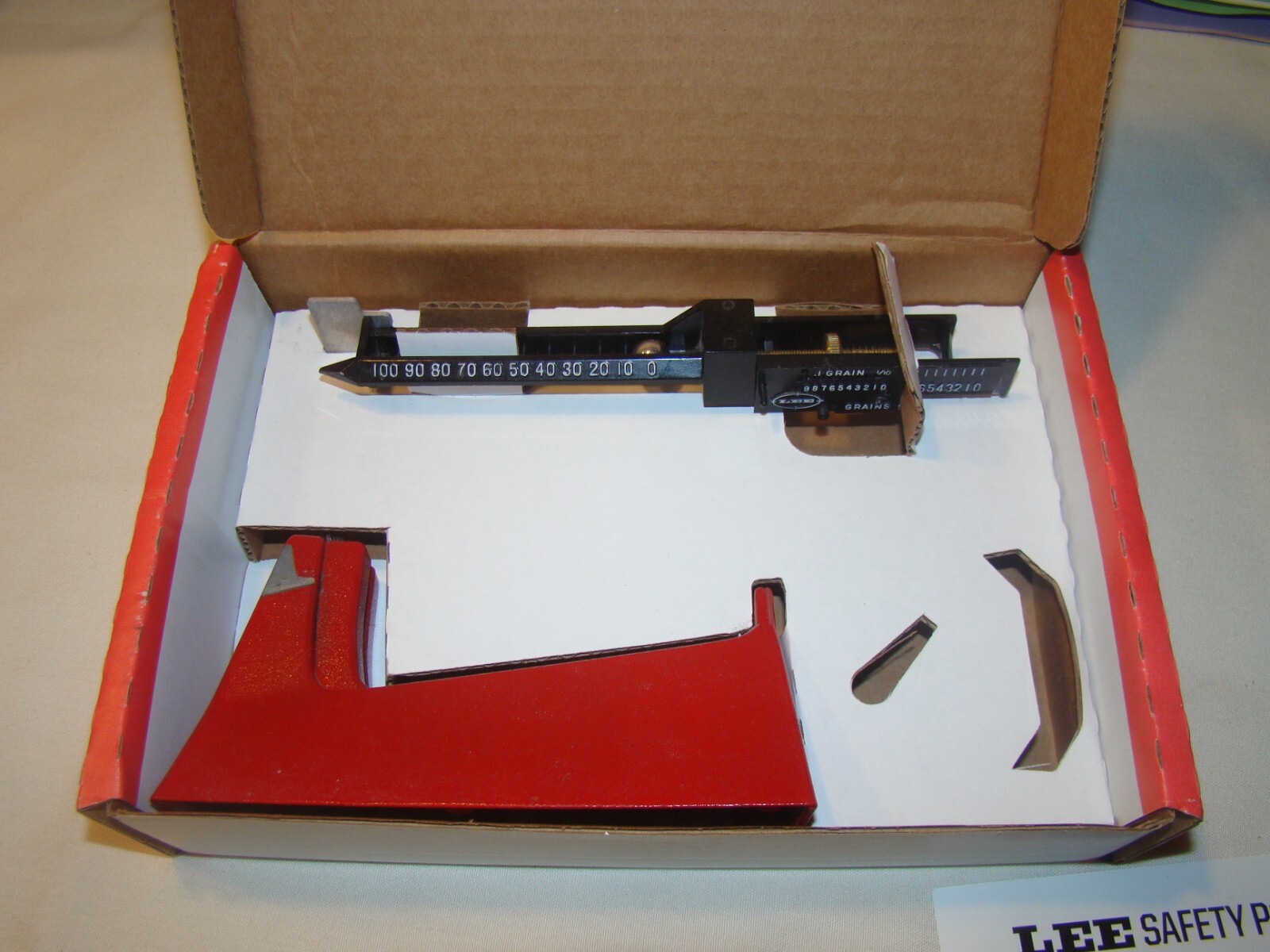Lee Precision 90681 Safety Balance Beam Mechanical Powder Scale MISSING TRAY