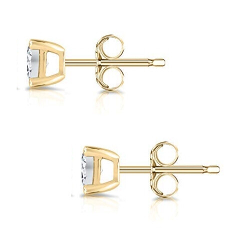 1/2ct Diamond Studs 14K Yellow Gold