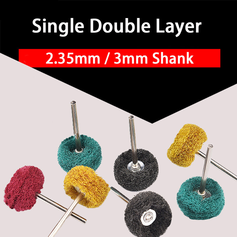 2.35mm / 3mm Single Double Layer Wheel Buffing Polishing For Dremel Rotary Tool