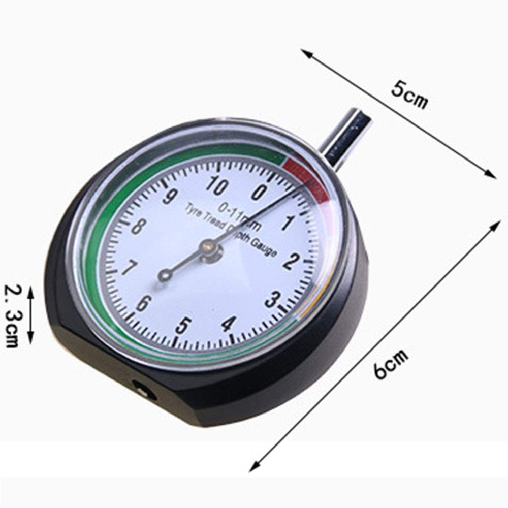 1pc Car Wheel Tire Tyre Tread Depth Gauge Meter Indicator Pointer Measure...