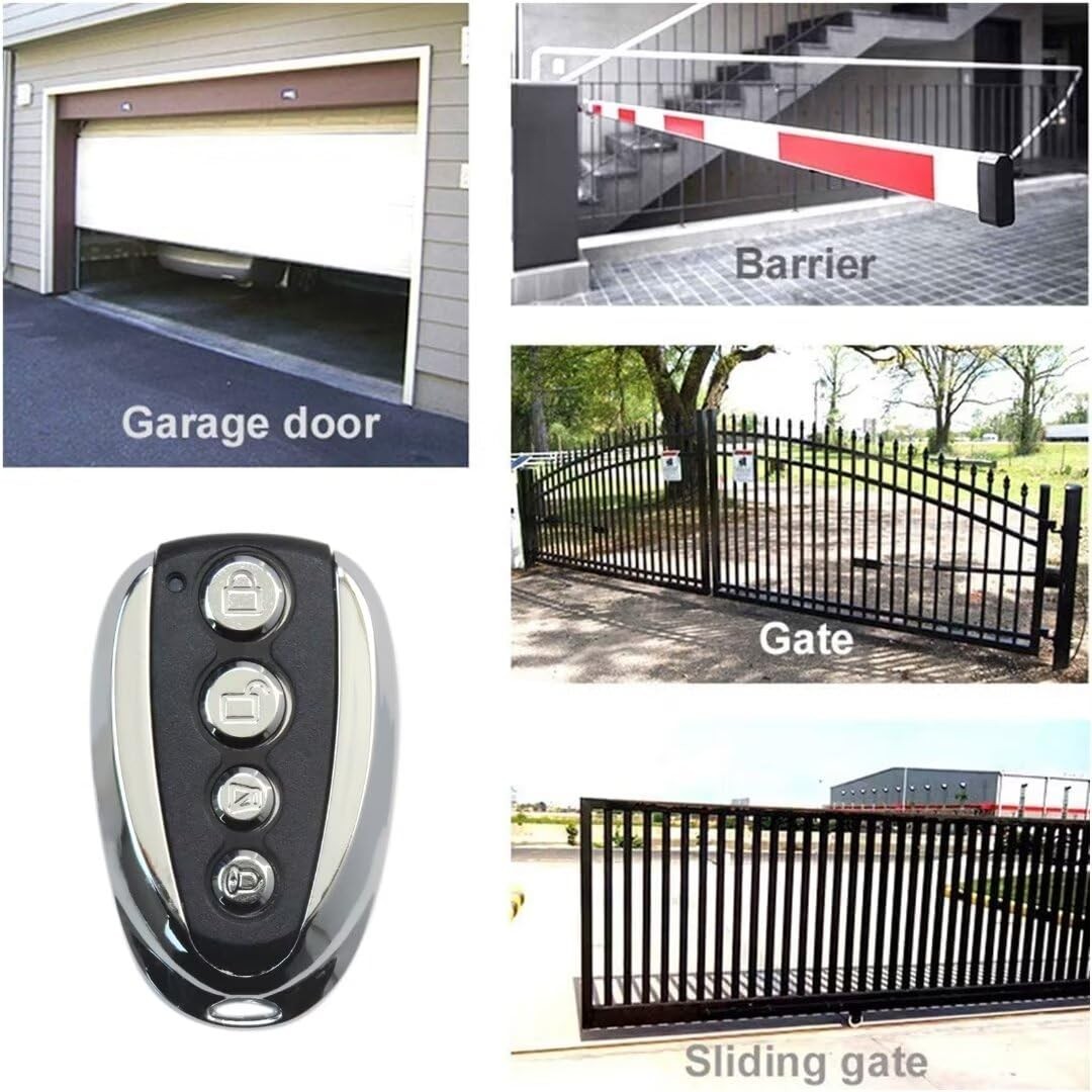 2X Remote Control Backup Key Sliding Gate Opener Automatic Operator 433.92MHz US