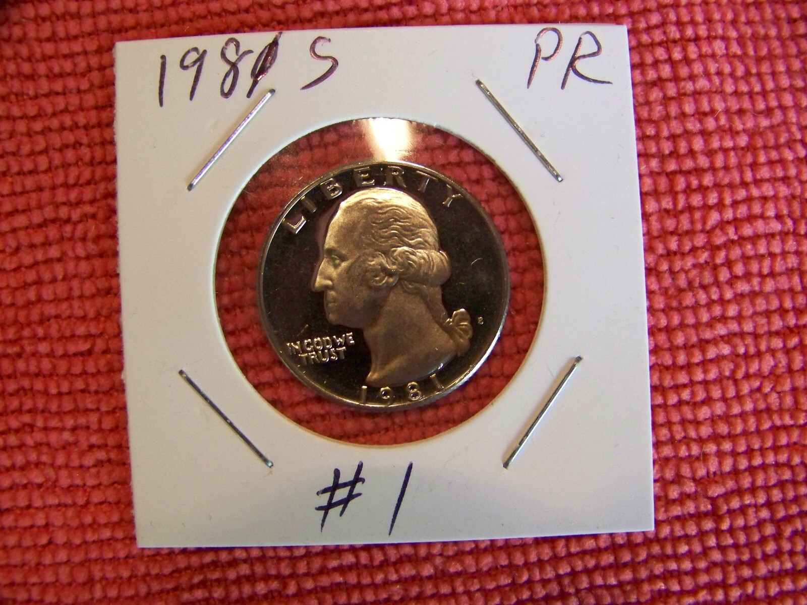 1981-S Washington Clad Proof 25c  ~ Nice! ~