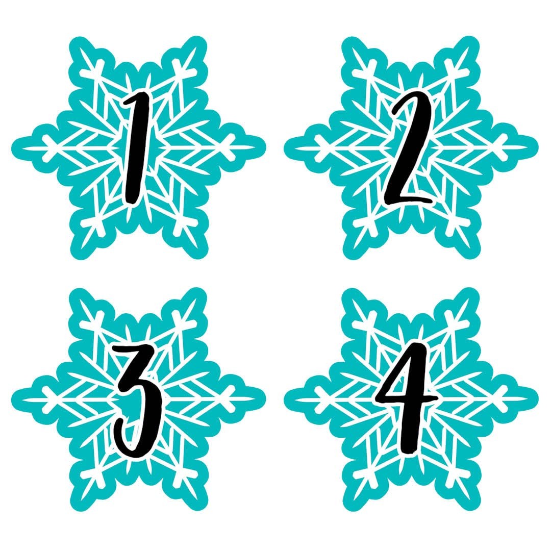 Creative Teaching Press Snowflakes Calendar Days
