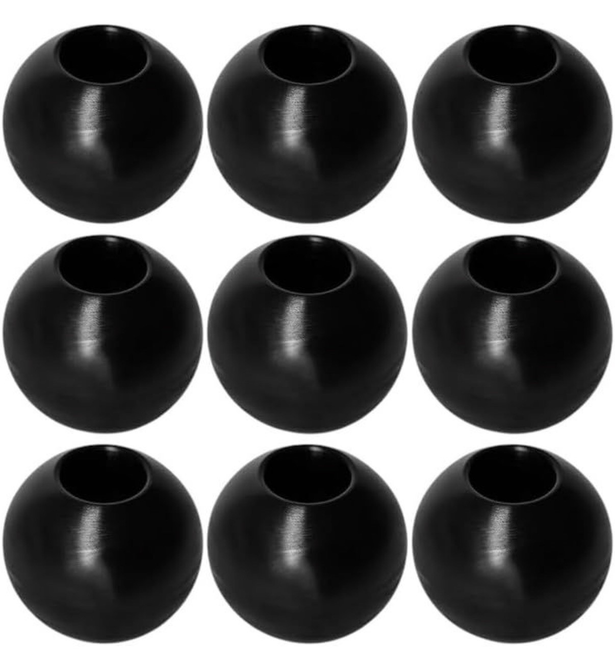 9 Pack Dock Mooring Balls, Prevent Lines from Chafing, Fits Standard Marine Line