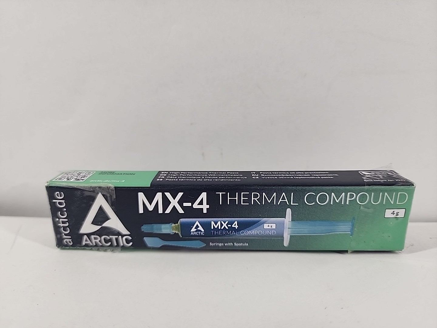ARCTIC MX-4 (Incl. Spatula, 4 G) - Premium Performance Thermal Paste for All Pro