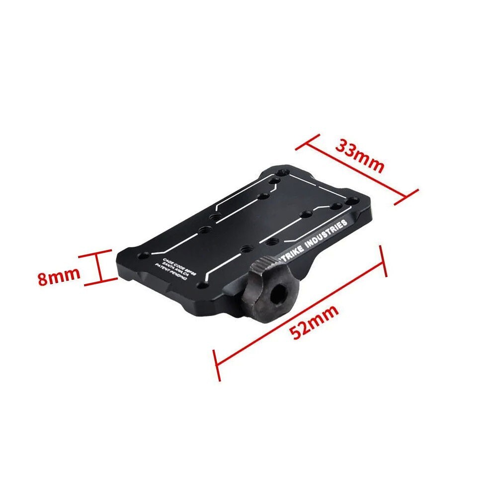 Tactical REX RMR Red Dot Sight Mount Reflex Scope Base Fit 20mm