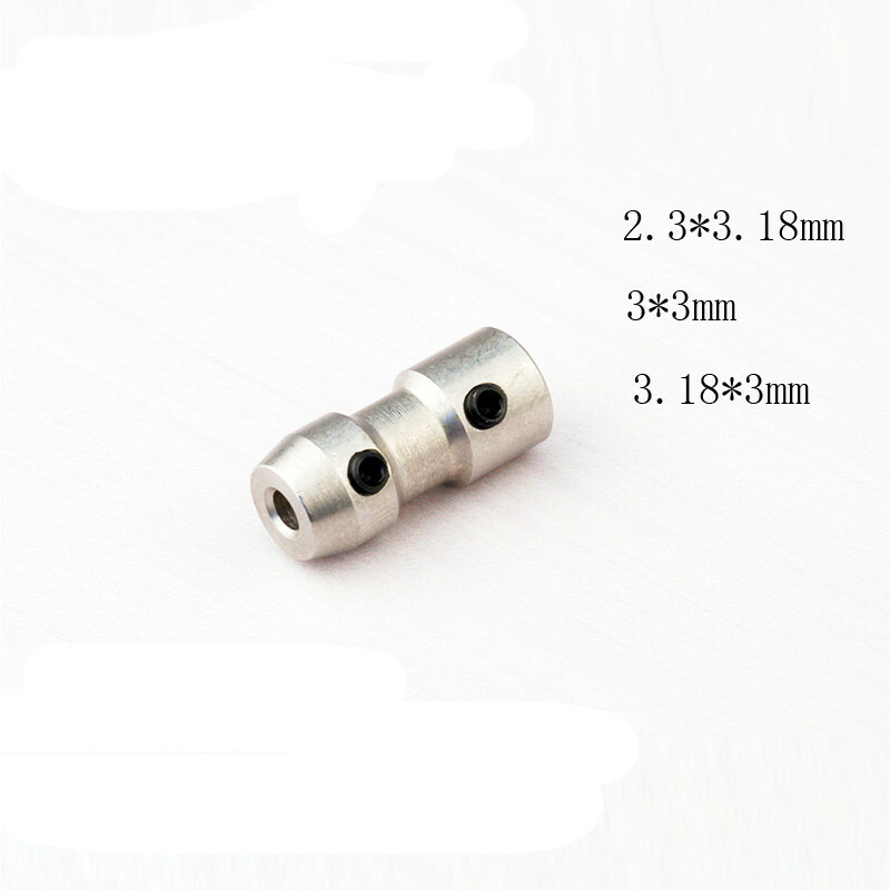 2.3mm /3mm / 3.18mm to 3mm / 3.18mm Steel Collet Coupler Connector Shaft RC Boat