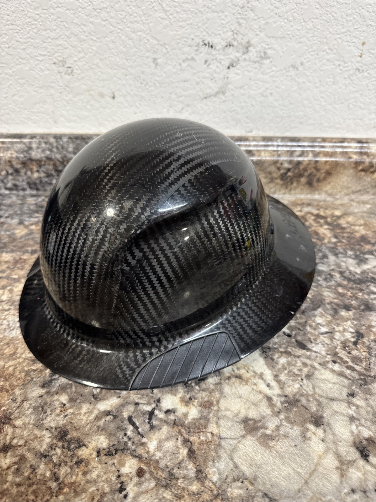 Lift Safety HDC-15KG Dax Carbon Fiber Full Brim Hard Hat- Black w/ Suspension