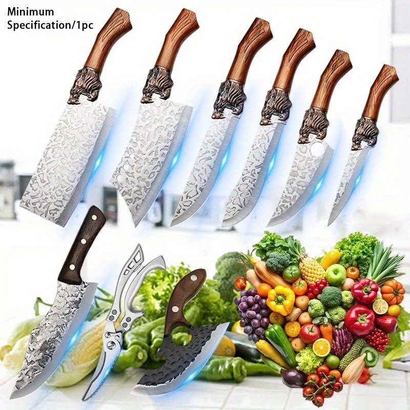 1/3/6/7/8/9PCS Stainless Steel Chef Knife Set Professional Kitchen Knives
