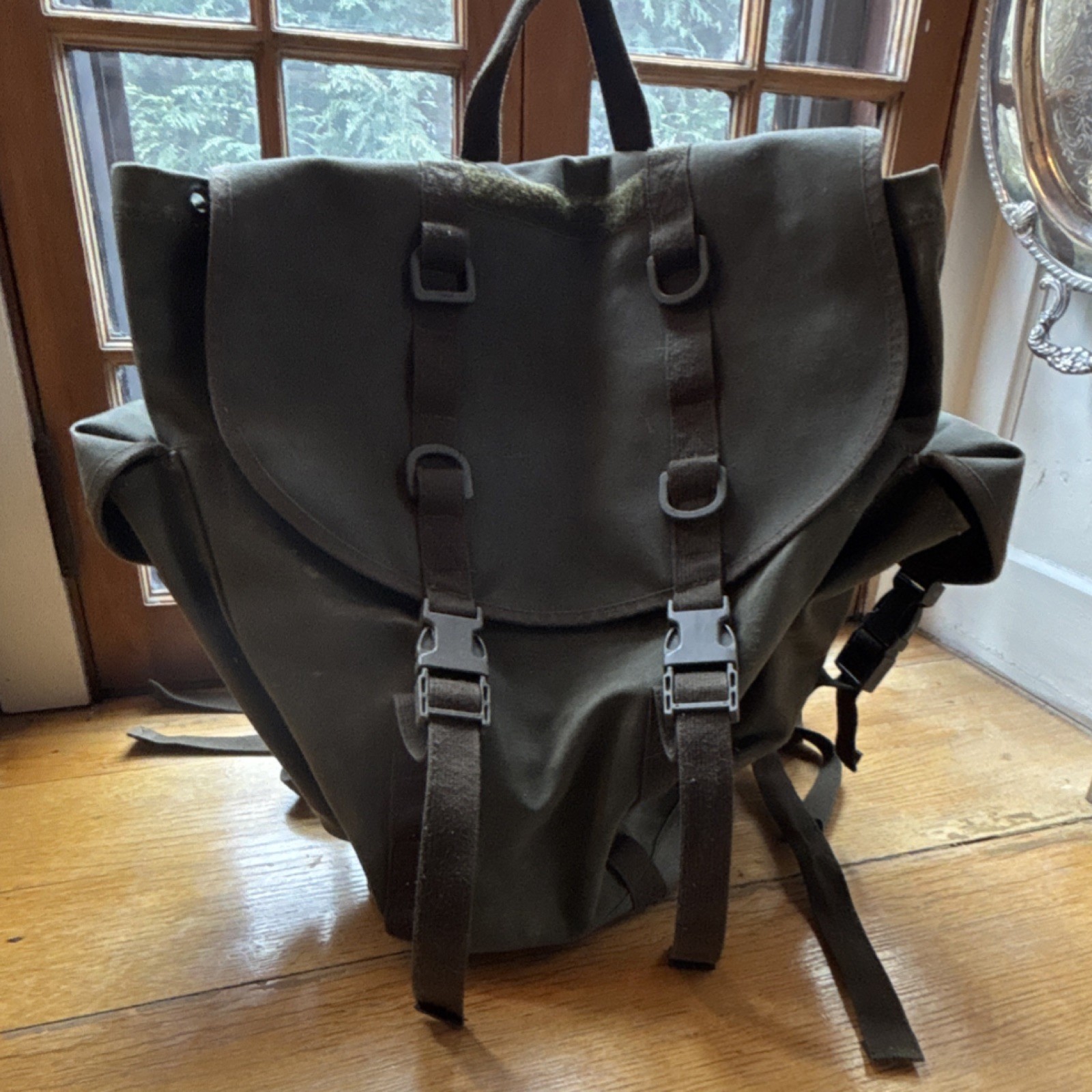 Schulze-Brakel German Military Surplus Backpack Olive Green Militaria Theme