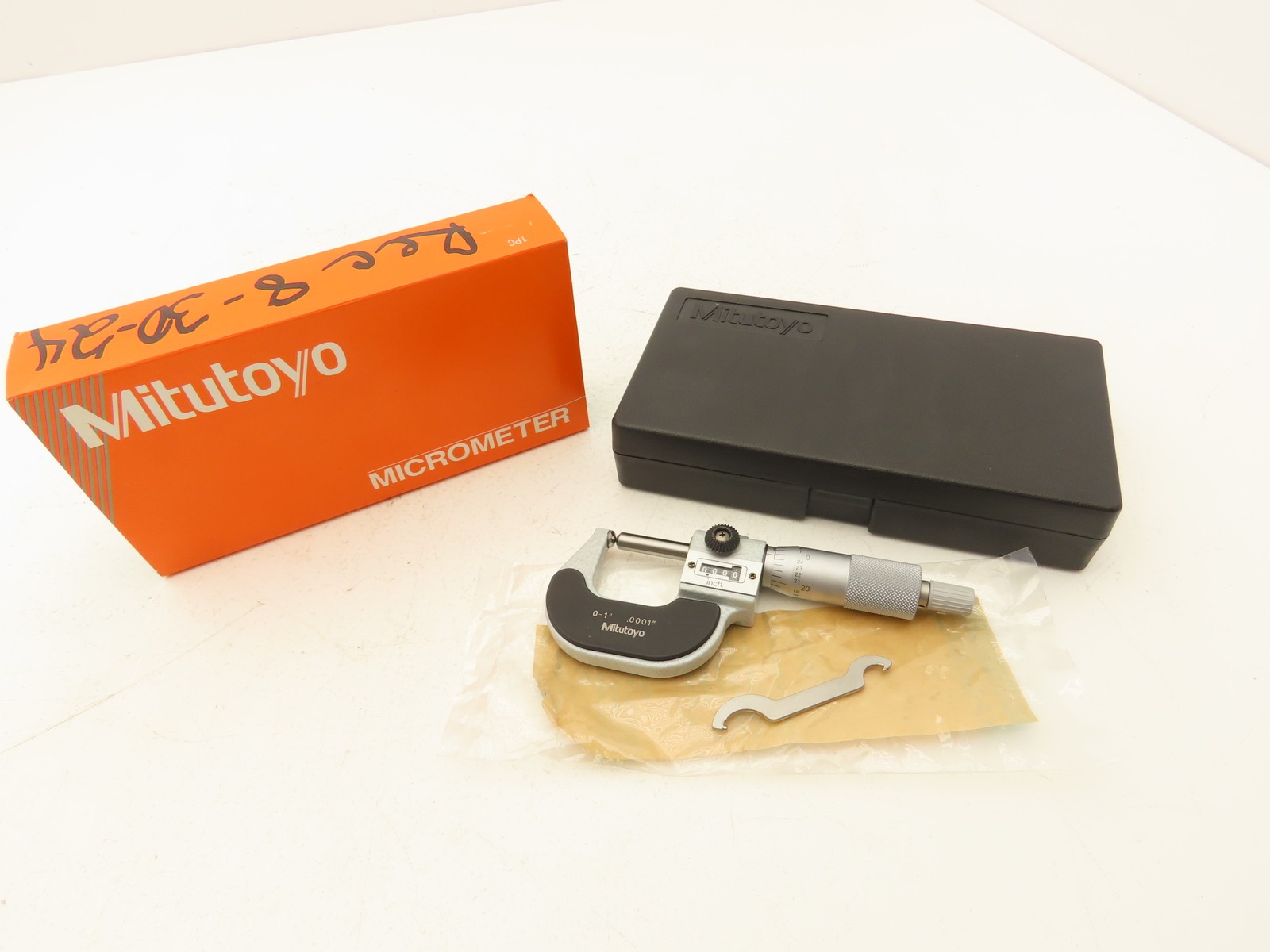 Mitutoyo 295-253 Mechanical Digit Counter Spherical Ball Micrometer 0-1"Range