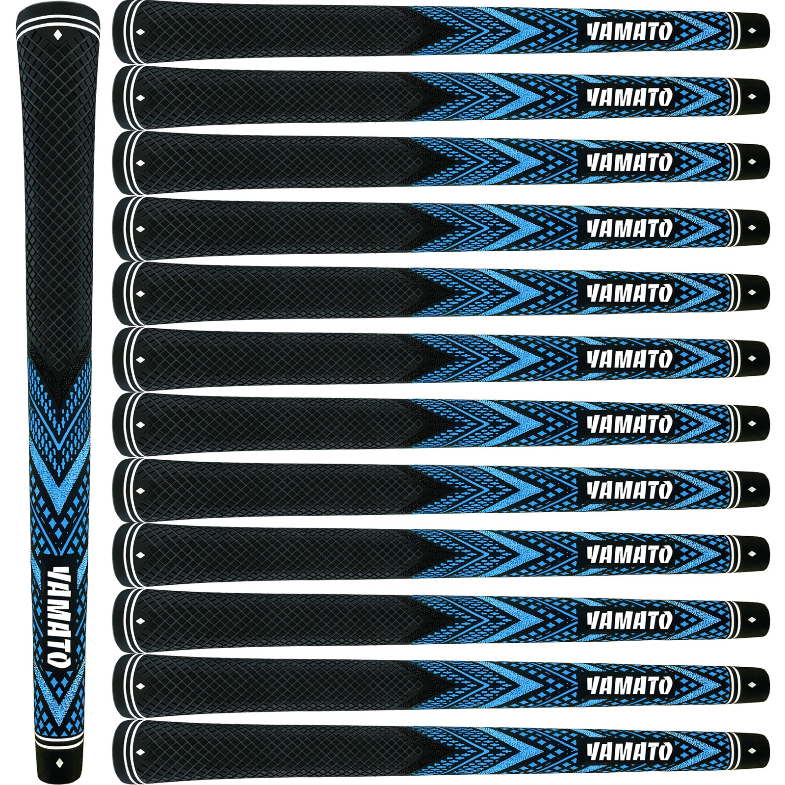 13 Pack Innovative Standardsize Golf Club Grips , All-Weather Firm Control, Blue