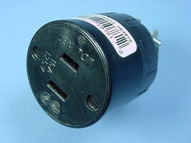 Leviton RESIDENTIAL Straight Blade Connector Plug NEMA 1-15 15A 125V Bulk 612